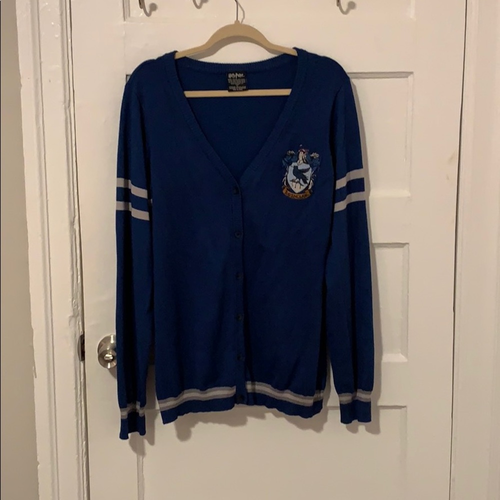 Harry Potter Licensed Ravenclaw Long Cardigan EUC